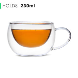 Duple Glass Teacup