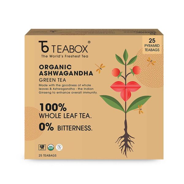 Organic Ashwagandha Green (Teabags)