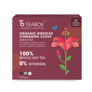 Organic Hibiscus Cinnamon Clove Green (Teabags)